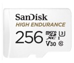 SanDisk MicroSDXC karta 256GB High Endurance (R:100/W:40 MB/s, Class 10, U3 V30) + adaptér EDF_493228