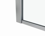 HOPA - Sprchové dveře BELVER GRAFIT NEW - Barva rámu - Grafit, Rozměr A - 120, Směr zavírání - Univerzální Levé / Pravé, Výplň - Čiré bezpečnostní sklo - 8 mm BCBELV12GCN