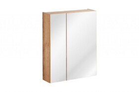 COMAD - Zrcadlová skříňka 60cm 2 dvířka DUB CAPRI 5907611647844