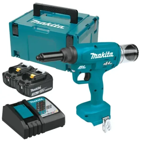 Makita DRV250RFJ / Aku nýtovačka / 18V / 2x3.0Ah (MDRV250RFJ)