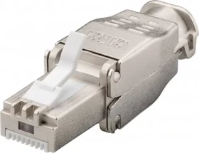 Konektor RJ45 8pinů CAT6A stíněný - montáž bez nástroje 4040849382925