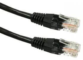 UTP patchkabel Cat.5e 5m černý / Patch kabel / RJ45 / měděné vodiče