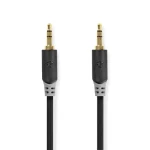 Nedis Stereo Audio kabel jack 3.5 mm (M) - jack 3.5 mm (M) 0.50 m černá (CABW22000AT05)