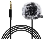 Puluz PU424 / Klopový mikrofon / Jack 3,5 mm / 1,5 m / Všesměrový (PU424)
