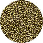 Cukrové perličky zlaté prémiové metalické 2mm 1kg - I LOVE CAKES