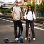 Koloběžka Micro Speed Deluxe+ Neon Rose