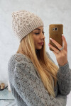 Fleecová čepice Roma K224 light beige UNI