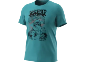 Dynafit 24/7 Artist Series Cotton pánské triko Storm blue/Powder Hounding vel. XL