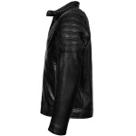Pánská Kožená Bunda Black Classic Royal Brixton Černá Velikost: 5XL