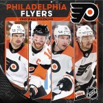 JF Turner Kalendář Philadelphia Flyers NHL 2025 Wall Calendar