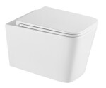 OLSEN SPA - Závěsné WC ORLO TORNADO s FLAT sedátkem Soft-close OLKLT057EUQ1