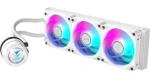 GIGABYTE AORUS WATERFORCE II 360 ICE bílá / Vodní chladič CPU / 3x 120 mm / 36.9 dB / 64.95 CFM / AMD + Intel (AORUS WATERFORCE II 360 ICE)