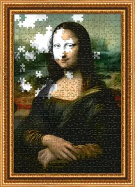 TREFL Art Frame Puzzle Mona Lisa