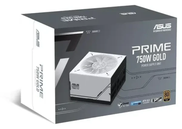 ASUS PRIME AP-750G / Zdroj / 750 W / 80 PLUS Gold / ATX 3.0 / plně modulární (90YE00U1-B0NB00)