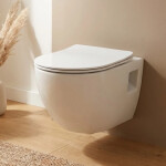 WC závěsné SAT Project včetně prkénka softclose, zadní odpad SATWCPRO010RREXP SATWCPRO010RREXP