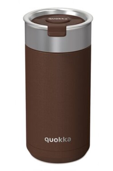 Quokka Boost Coffee Tumbler 400ml hnědá / Termohrnek se sítkem / nerezová ocel (Q40074)