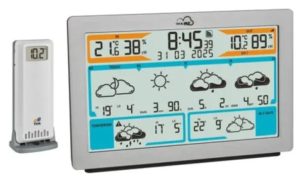 TFA 35.8100.54 ID-02 / WiFi meteostanice / předpověď wetter.com / TFA.me portál / až 5 čidel (35.8100.54)