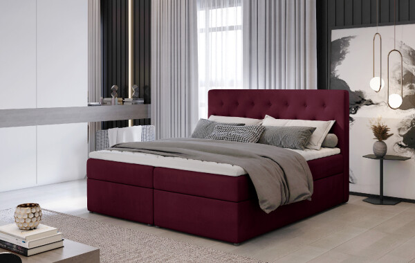 Boxspring Loree Rozměr: 140 x 200 cm, látka: MatVelvet 68