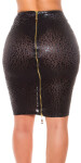 Oh La La!Sexy Koucla WetLook PencilSkirt withZiPP barva SNAKE velikost S