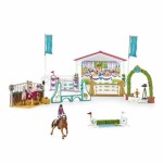 Schleich 42440 Turnajové závodiště s koníky a ošetřovatelkami