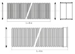 MIDAS Korugovaná trouba PE SN4 DN 700 x 6000 mm (OD700/ID600) vč hrdla a těsnění