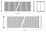 MIDAS Korugovaná trouba Ecopal PE SN8 DN 800 x 6000 mm (800/690) vč hrdla a těsnění