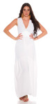 Sexy Goddess-Maxidress na zavazování white S/M