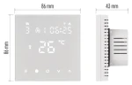 EMOS GoSmart P56201UF bílá / Termostat / WiFi / podlahové vytápění / programovatelný / TUYA (2101900002)