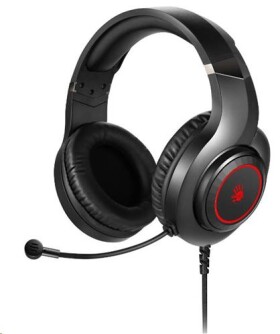 A4tech BLOODY G220 černá / Herní sluchátka s mikrofonem / Mikrofon sklápěcí / 3.5mm jack / 2m (G220)