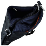 Módní dámská koženková crossbody kabelka Josefina, tmavě modrá