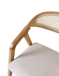MURDIA trade s.r.o. Jídelní židle křesílko FRAME CANE - dub MUR-FRAME-CANE-DUB