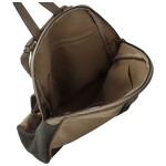 Trendy dámský koženkový kabelko-batoh Ticiana, béžovo-šedý