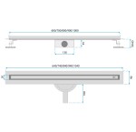 REA - Odtokový žlab Neox Slim pro Gold 100 REA-G5804