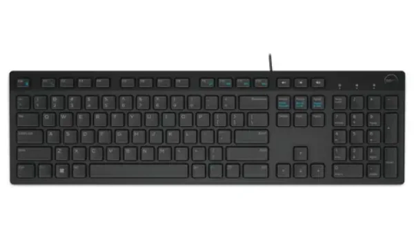 DELL KB-216 ES černá / Multimediální klávesnice / ES / QWERTY / USB (580-ADGS)