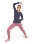 Dámské merino tričko s dlouhým rukávem ICEBREAKER Wmns 260 Zoneknit Seamless LS Crewe, Graphite velikost: XS