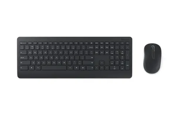 Microsoft Wireless Desktop 900 černá / bezdrátová klávesnice a myš / USB přijímač / AES šifrování / UK layout (PT3-00006)