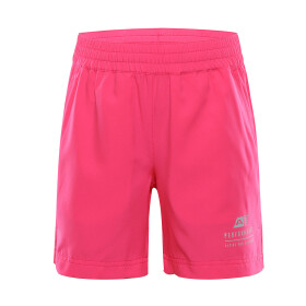 Dětské rychleschnoucí kraťasy ALPINE PRO SPORTO neon knockout pink 152-158