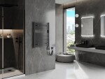 MEXEN/S - Helios radiátor + topná tyč 800 x 600 mm, 600 W, antracit W103-0800-600-2600-66