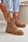 Dámské podšité pracovní boty na zip hnědé Mivael 36