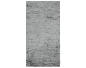 Koberec Bobs 160x230 cm, šedá imitace králičí kožešiny