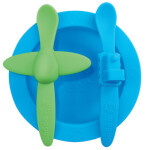 Sada nádobí Oogaa modrá s modrou - Oogaa