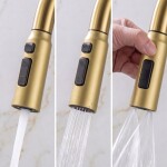 REA - Multifunkční ocelový dřez 10 v 1 Alonzo Brush Gold ZLE-06419