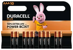 Duracell Plus Boost MN2400 / Baterie / AAA / alkalické / 1,5 V / 10 ks (2347)