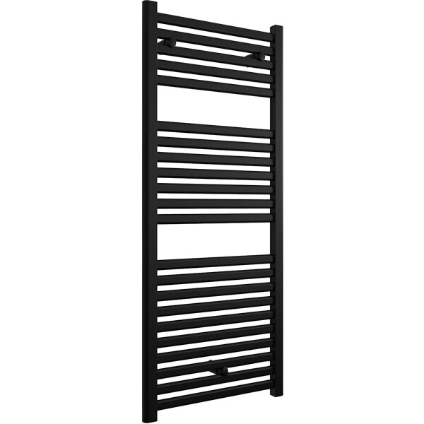 CERANO Koupelnový radiátor Donovan - boční připojení - 369W - černá matná - 1200x500 mm