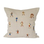 Fine Little Day Vyšívaný povlak na polštář Boxers 48 × 48 cm, multi barva