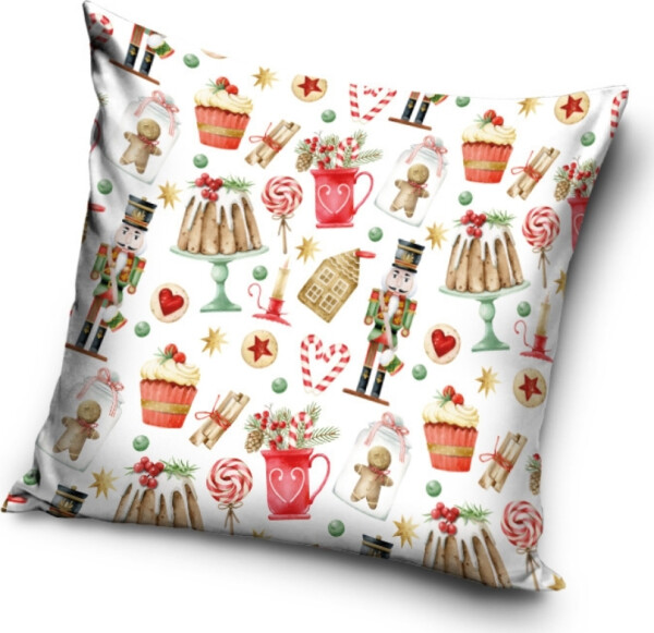 Vánoční polštářek Louskáček a Sladký Svět