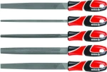 YATO YT-6238 sada pilníků na kov (5 ks) / délka 250 mm (YT-6238)