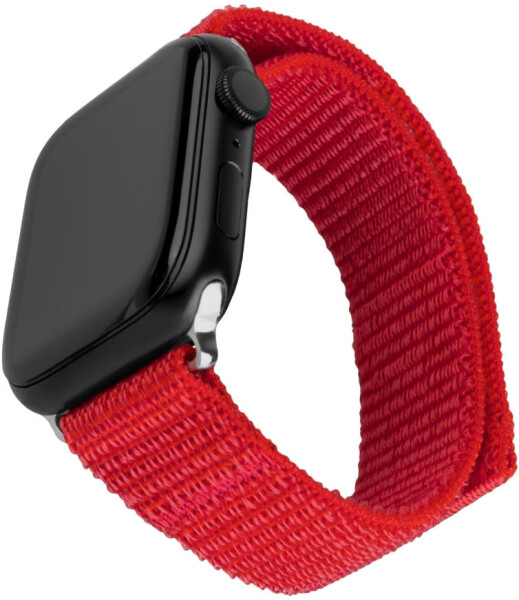 FIXED Nylonový řemínek Nylon Sporty Strap pro Apple Watch 38/40/41mm červený (FIXNST2-436-RD)