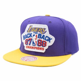 Mitchell & Ness Pánská kšiltovka Los Angeles Lakers NBA Back To Back Champions Snapback