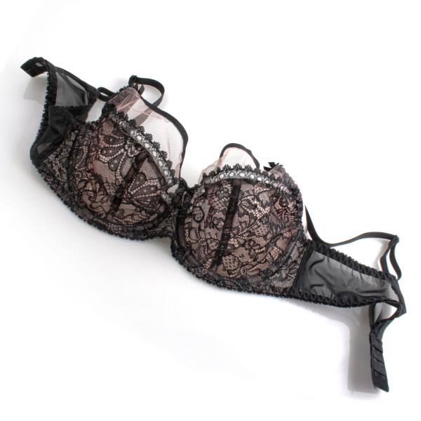 Dámská podprsenka 1396 Crystal black - AVA černá 85/B